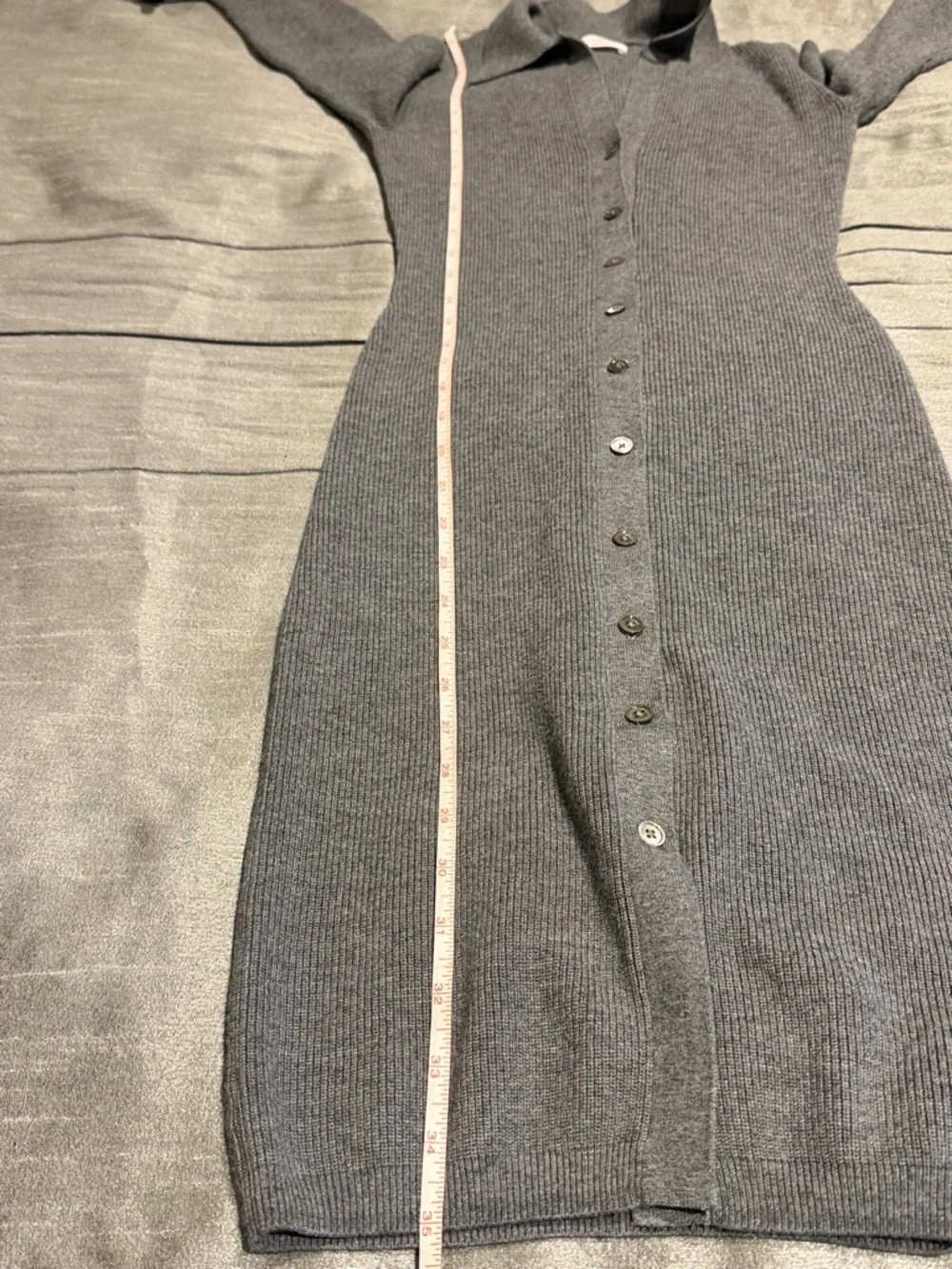 WILFRED ARITZIA COVE DRESS RIBBED KNIT POLO SWEATER DRESS - Picture 14 of 14